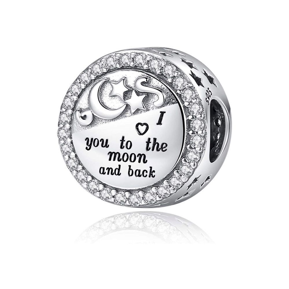 Love You to Moon & Back Charm